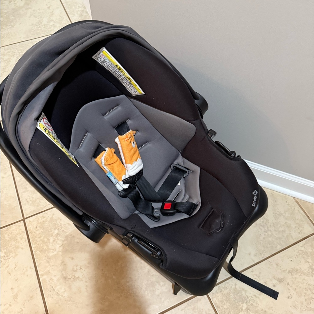 Black and Gray Infant Car Seat